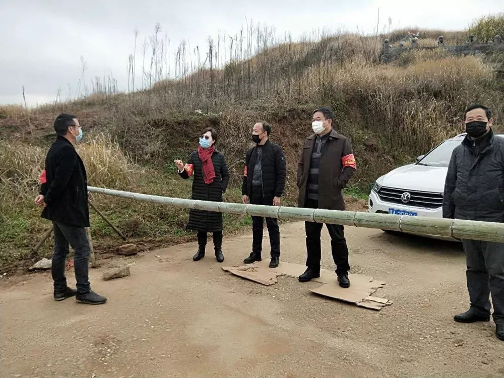 付玉书检查指导高黄村疫情防控工作